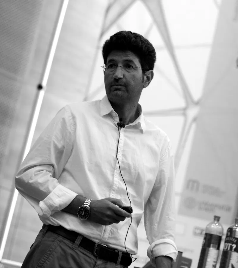 Vito Latora speaking at the 2011 European Conference on Complex Systems in Vienna